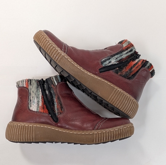 Rieker Women's Felicitas Z6684 Ankle Bootie Size 39 - Picture 5 of 10